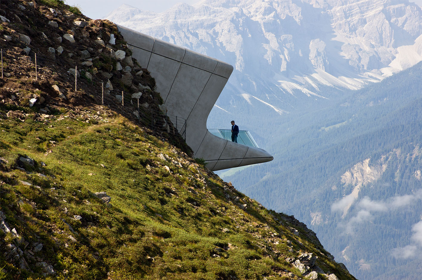 Zaha Hadid mountain museum Italy