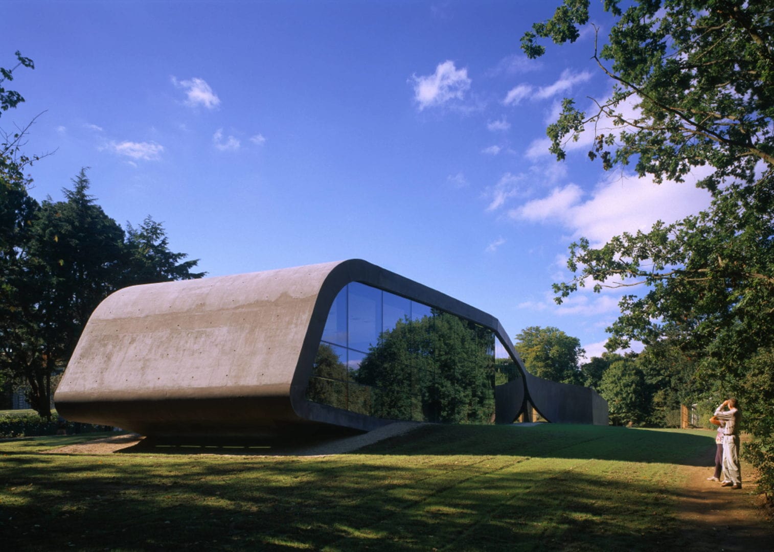 Zaha Hadid building Ordrupgaard museum Denmark