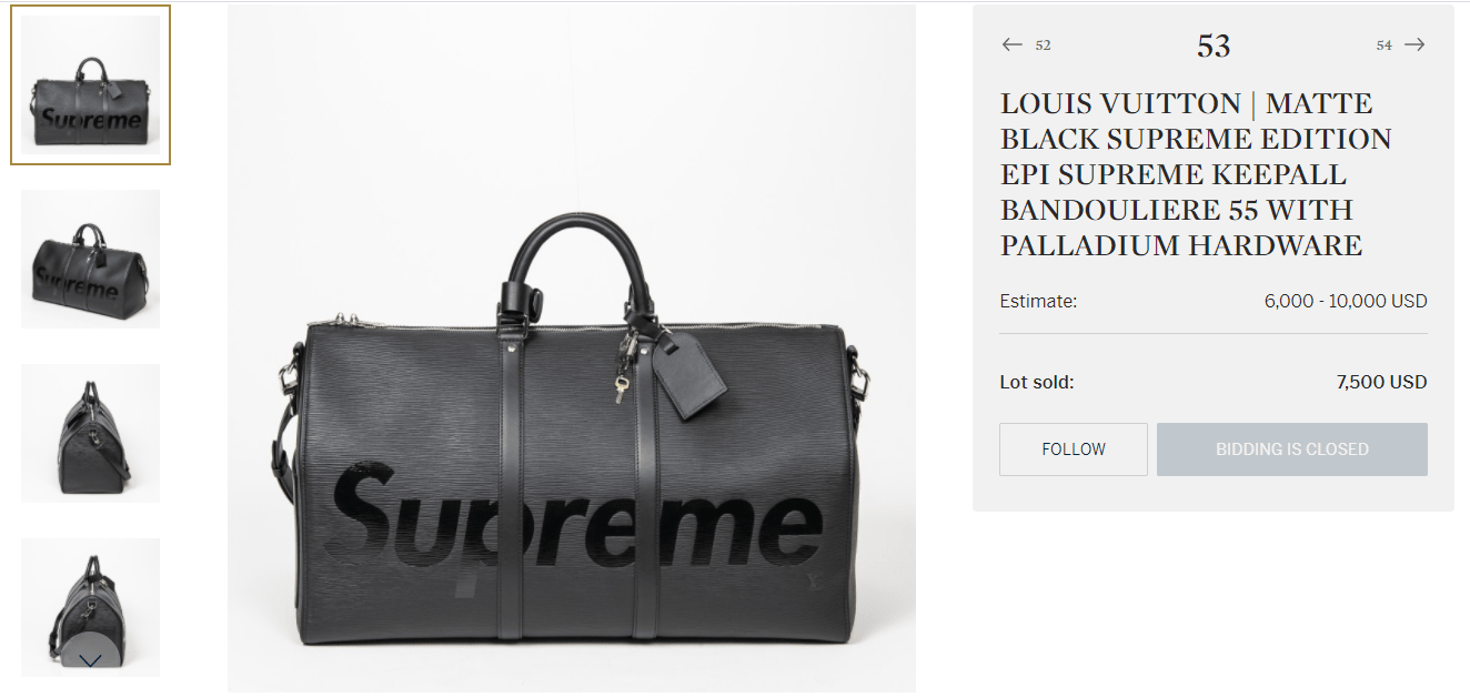 Virgil Abloh's 10,000 USD Louis Vuitton Backpack